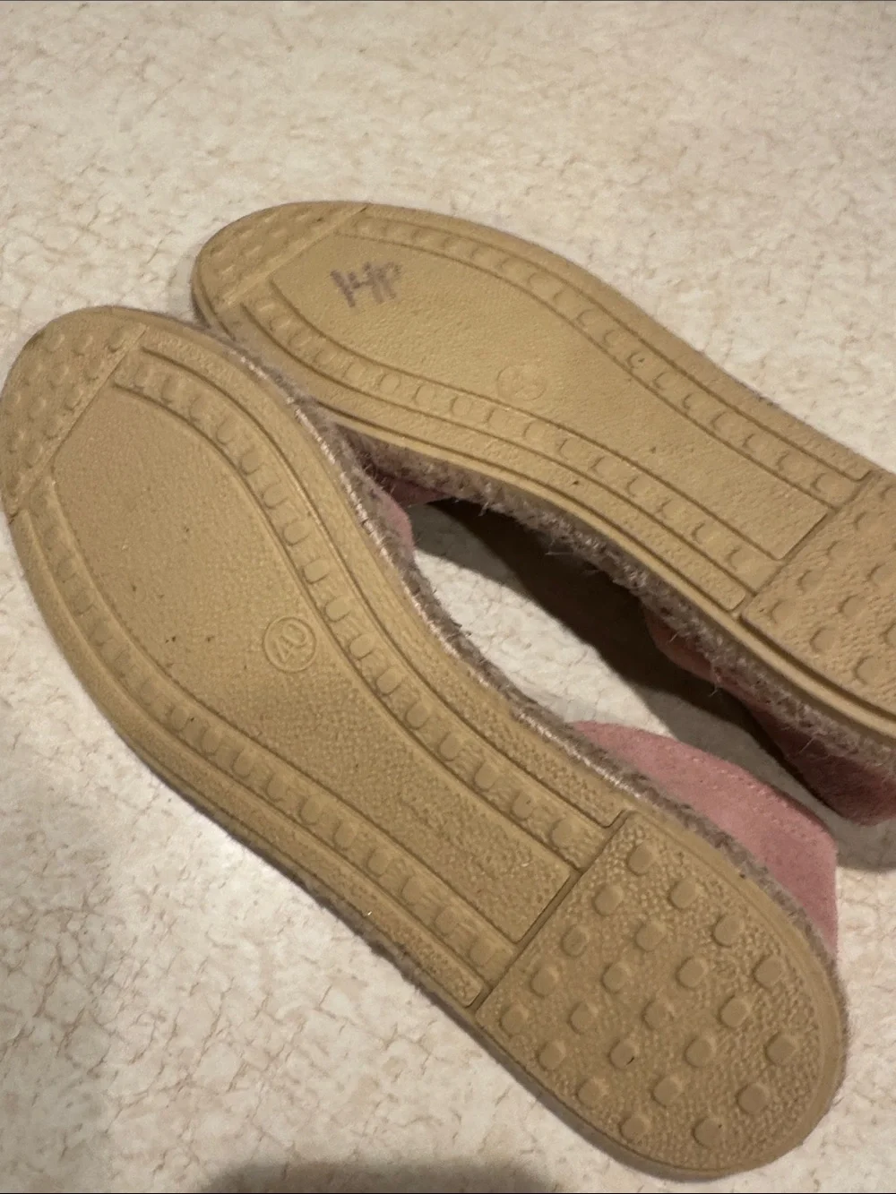 Women's Suede Open-Toe Espadrille Wedge - Dusty Rose